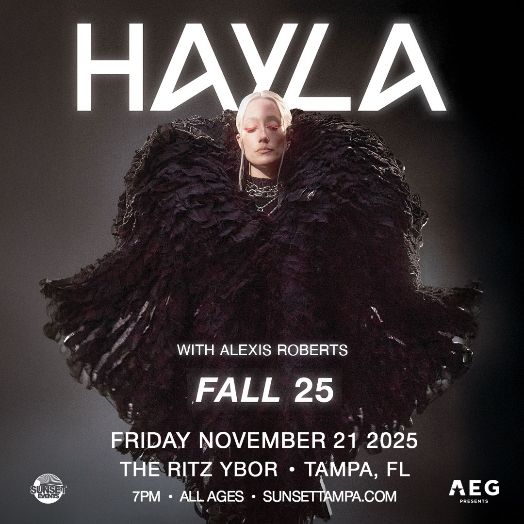 HAYLA 2026 tour poster